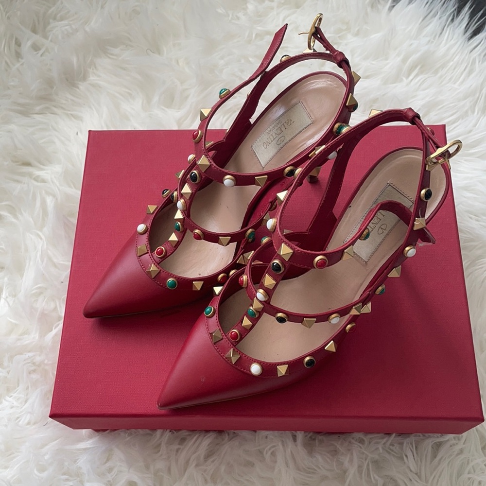 Red Valentino studs pumps